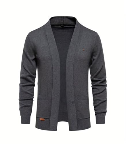 INVACHI Men's Lightweight Cardigan Sweater Casual V-Neck Button Down Sweater with Pockets