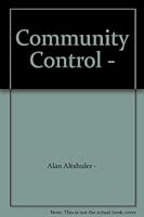 Community Control - B000OMGSUK Book Cover