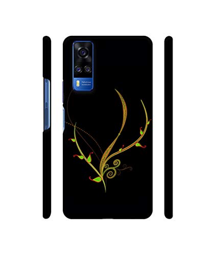 Image of Yellow Pattern Design 3D Printed Hard Back Case Cover for Vivo Y51A / Y31 (2021)