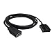NATEFEMIN HDMI E Type Video Cable for Car Digital Monitor, 1.5m/5FT HDMI E Type to AM HD Video Cable Audio Adapter