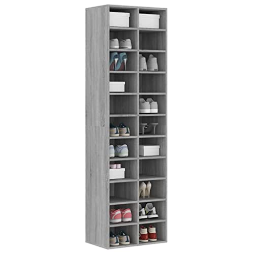 Étagère à chaussures en bois Sonoma gris Mangloder à 22 compartiments - 4