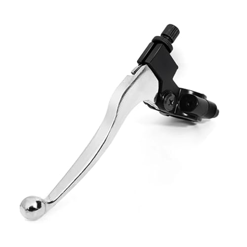 Manija de embrague de freno plegable universal plateada para moto y quad
