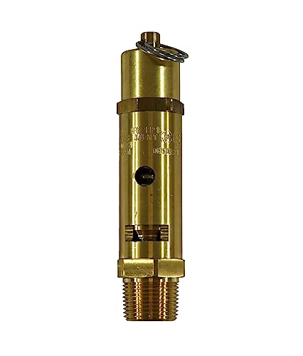 Kingston 3/4” NPT Brass Hard Seat Industrial Pressure Relief Valve, Made In The USA. (135 PSI / 599 SCFM)