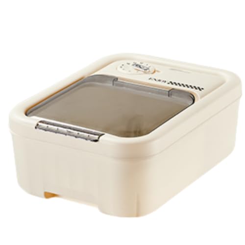 【Biizhe】保存容器 密閉型 フードストッカー 犬餌用 猫餌用 ペットフード収納バケツ 密閉防湿タンク 犬猫の餌の保存に適した 収納容器で鮮度を保つバケツ (5KG(34.5*24.5*12.5cm))