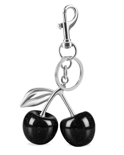PENGARO Keyring Cherry Keychain Cherry Bag Charm Plated Charms Purse