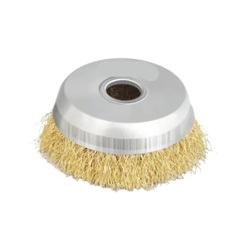 Brosse abrasive en fil d'acier 16mm pour éliminer la rouille tenace