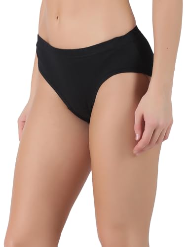 Image of Dollar Lehar Super Combed Cotton Women's Solid Hipster Panty - Actual Colour May Vary