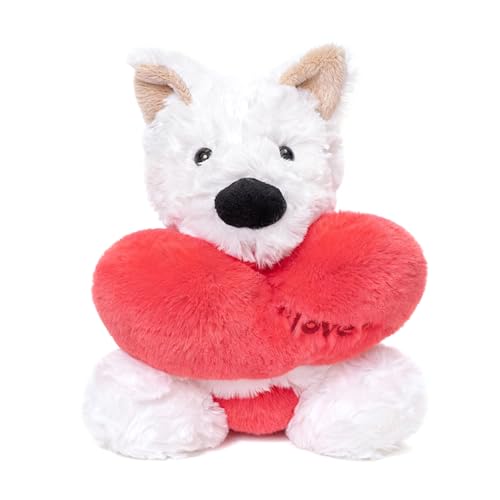 Ditucu Love West Highland ホワイトテリア 犬 ぬいぐるみ 赤いハート