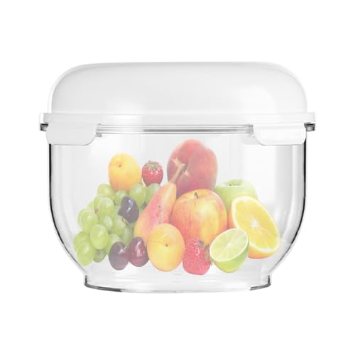 Contenedor a prueba de | Contenedor de elevación de | Caja antiadherente para pizza de de pan | Organizador de almacenamiento de alimentos con tapa, bandeja para hornear fermentación de