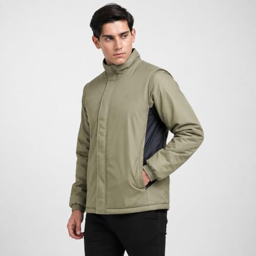Image of Men's Waterproof Winter Jacket | Reversible & Removable Hood | 99% Water-Resistant | Heavy-Duty Warm Jacket with 4 Pockets