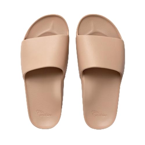Archies Arch Support Slides – Orthotic Recovery Sandals for Plantar Fasciitis Relief, Foot Pain & Heel Pain – Lightweight, Cushioned, Shock-Absorbing Slides for Walking, Standing, and All-Day Comfort