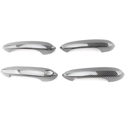 Poignée de porte extérieure pour Toyota Highlander 2022 en vraie finition fibre de carbone chic
