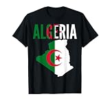 Algerian - Algeria Country Map Flag T-Shirt