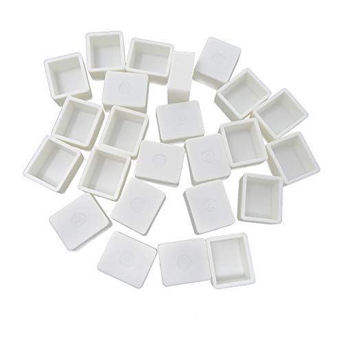 Honbay 24PCS White Watercolor Half Pans