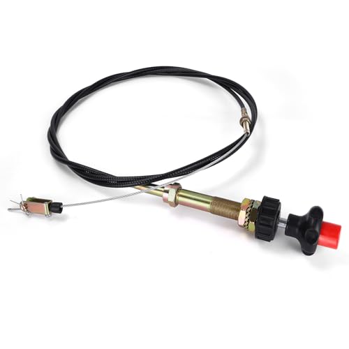 Image of Creative.c 6FT Heavy Duty Vernier Adjustable Lock Control Cable, Part Number VCGTX06, Red Locking Adjustable Heavy Duty Vernier Control Cable