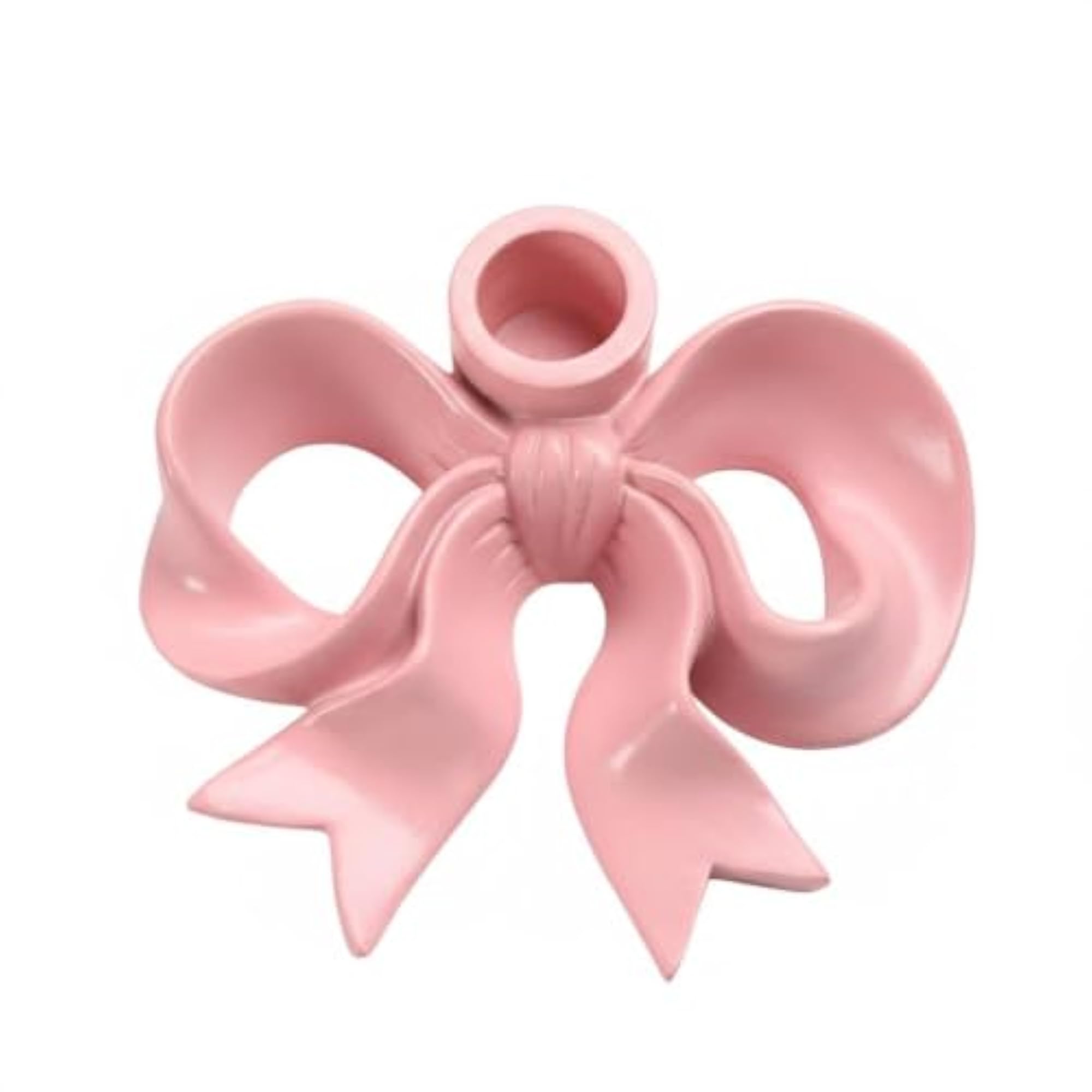 Creative Bow-Shaped Candle Holder, Sophisticated Design
