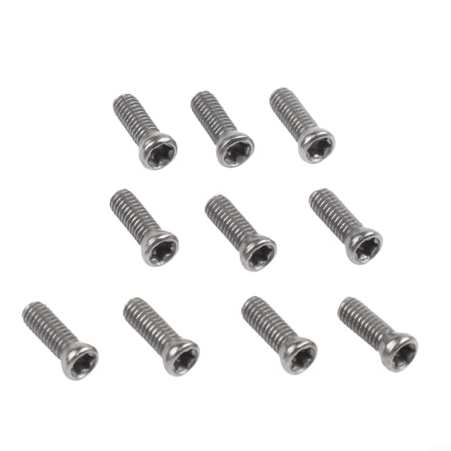Tornillos Torx de acero para herramientas CNC, tornillos de repuesto para insertos de carburo, sujetadores de máquina M2 M2.5 M5, 10 tornillos de soporte de herramientas de torno CNC (M2.5 x 8 mm)