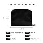 Diabetic Supplies Travel Case Storage Bag Diabetes Supply Organizer Pouch for Glucose Meter, Monitoring System, Blood Sugar Test Strips, Insulin Pens, Lancets, Vials, Pen Needles, Alcohol Wipes