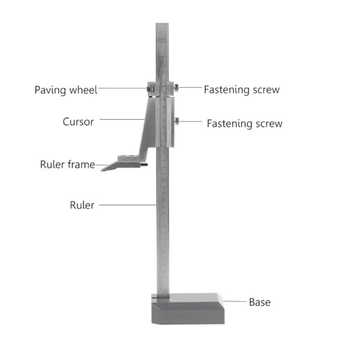 Calibrador Vernier Altura 0-300MM Acero Inoxidable miniatura 2