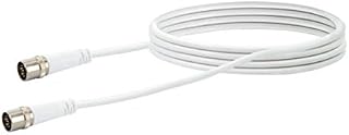 Schwaiger KDSK30 042 Coaxial Cable 3 m F White – Coaxial Cables (3 m, F, F, Male Connector/Male Connector, Straight, Straight)