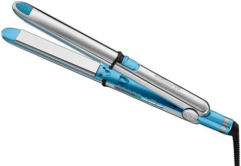Nano Titanium Prima Ionic Hair Straightener – Professional Flat Iron & Curling Iron in One for Stylists, Pro Styling Hair Tool