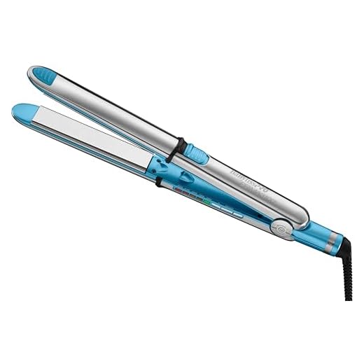 BaBylissPRO BABSS3100T Nano Titanium Prima3100 Ionic Hair Straightener, 1 Inch