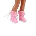 Aeromdale Paire de chaussures à pompons avec lacets pour poupée BJD 32-34 cm Rose B