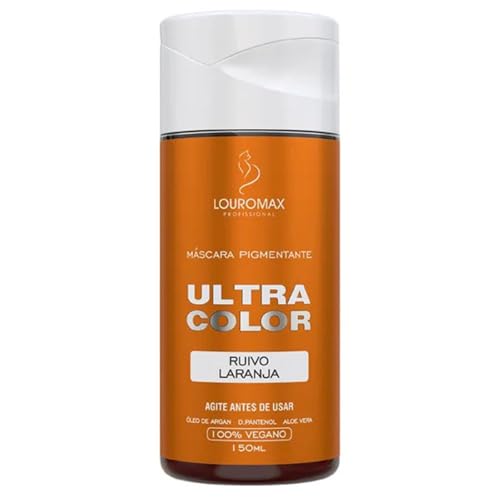 Máscara Pigmentante para Cabelo, Ruivo Laranja, 150ml, Tratamento Capilar