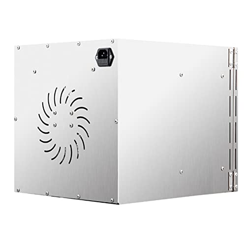 Máquina de desidratação de alimentos elétrica, de aço inoxidável, secador de alimentos com 8 bandeja