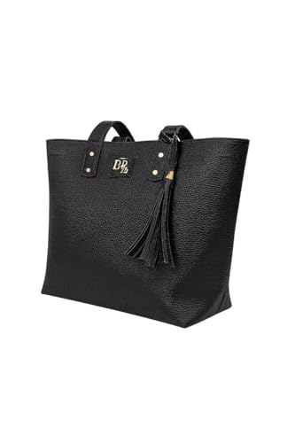 Bolsa Feminina em Couro Ecológico Grande com Alça Moderna e Versatil para o dia-a-dia.(Preto)