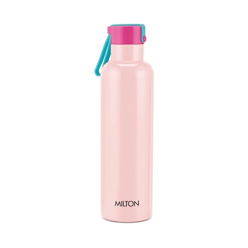 Image of Milton Felice 900 Thermosteel Water Bottle 715 ml, 24 Hr Hot and Cold I Leak Proof Lid, ISI Certified I Vacuum Insulated Flask for Tea, Coffee | Office, Gym, School, Trekking | Travel Bottle I Pink