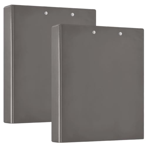 Classeur 3 anneaux 3,8 cm gris fer imprimé pour l'organisation de bureau