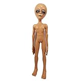 Swimmart Alien Prop Realistic Roswell UFO Alien Area 51 Haunted House Resin Halloween Decoration