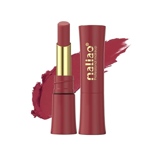 Image of Maliao Matte Lipstick - Non-Transfer, Long-Lasting, High-Pigment, 3.5g (Shade 06, Medium)