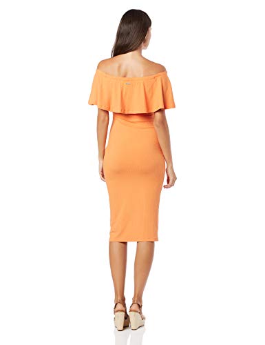 Vestido Midi Canelado