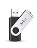 Netac 64GB USB 2.0 Flash Drive, Swivel Design Memory Sticks, Pen Drive, Usb Sticks for Data Storage, Zip Drive and jump Drive with LED Light