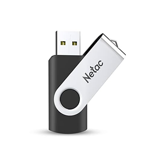 Netac 64GB USB Flash Drive with Swivel Design