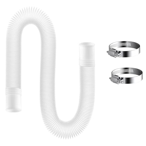 PLULON Swimming Pool Replacement Hose,1.25Inches Diameter Replacement Hose,Kinkproof PE,Pool Filter Replacement Hose Compatible with filter Pump 330 GPH, 530 GPH, and 1000 GPH