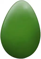 Brinquedo Interativo Mordedor Anti Stress Para Cães Ovo Maluco Pet (VERDE (M))