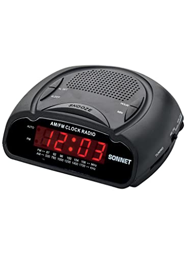 LED AM/FM Clock Radio One Color One Size