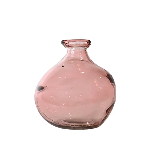 Sensei Maison - Vase Dame-Jeanne en Verre recyclé h 18 cm SCANDIC - 18 cm - Pétale