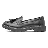 Lilley Angel Womens Black Tassle Loafer - Size 6 UK - Black