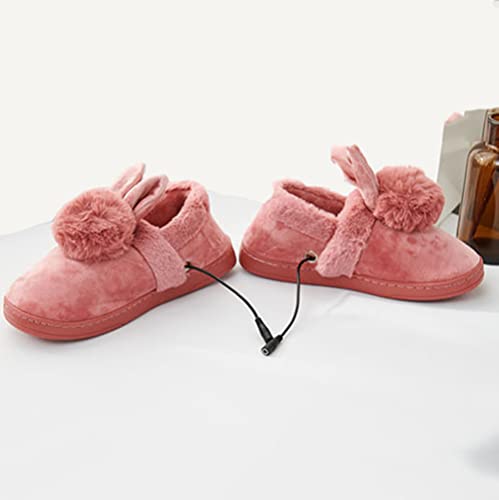 Nlight Elektrische Füße Warme Hausschuhe USB Fußwärmer Schuh Winterwärmer Indoor Plüsch Schuhe Elektrische Heizung Hausschuhe,Fußwärmer Für Füße Kälteentlastung Winter,M Cover