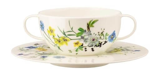 Rosenthal 10530-405108-10420 Brillance Fleurs des Alpes Suppentasse 2tlg (1 Set)