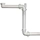 Raumsparsiphon Reginox R27431 für Spülenunterschränke