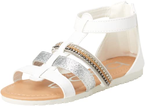 Sandales de gladiateur fille paillettes pour fêtes et cérémonies d'été