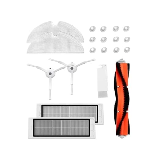 Robot Vacuum Cleaner Accessories,Compatible For Roborock / SDJQR01RR / SDJQR02RR / S50 / S51 Brush Filter Mop Parts(Pack 1 V2 filter)