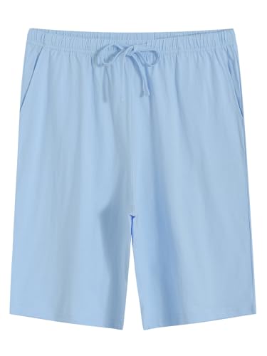 Image of Latuza Women's Knee Length Pajama Shorts Cotton Knit Bermuda Sleep Shorts