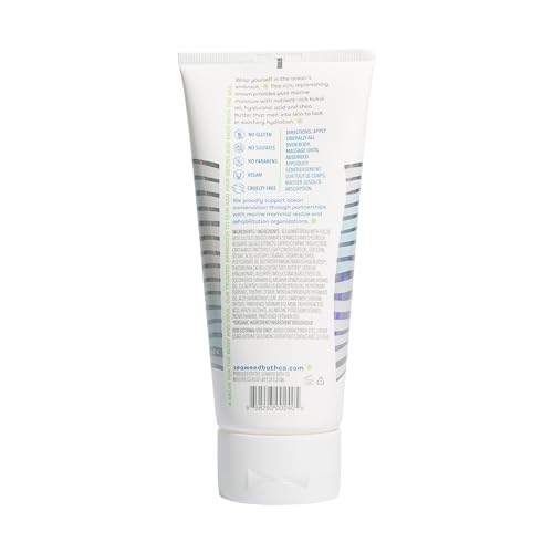 Seaweed Bath Co. Hydrate Body Cream, Eucalyptus Peppermint Scent, 6 Ounce, Nourishing Hand & Body Lotion Moisturizer for Dry Skin, with Sustainably Harvested Seaweed, Kukui Oil, Hyaluronic Acid - Thumbnail 2