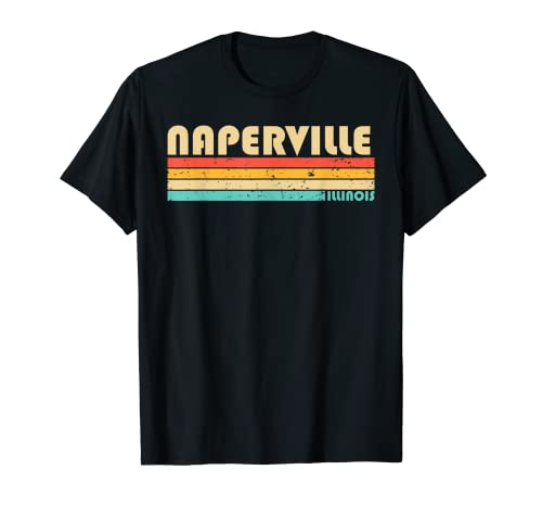 Naperville il Illinois Rétro années 70/80 T-Shirt